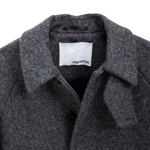 Sage Nation Takeshi Jacket Charcoal Degli Uberti